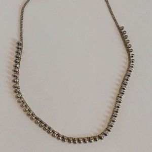Indian silver necklace - 17 inch